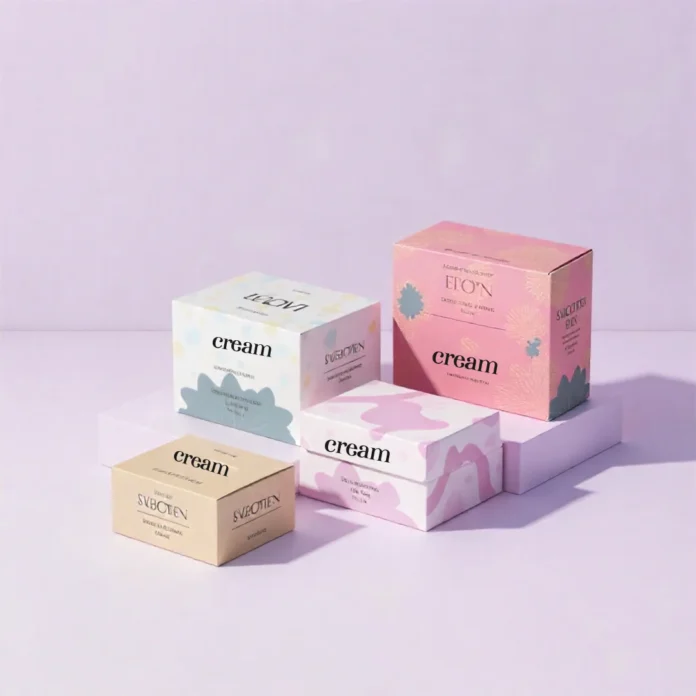 Custom Cream Boxes